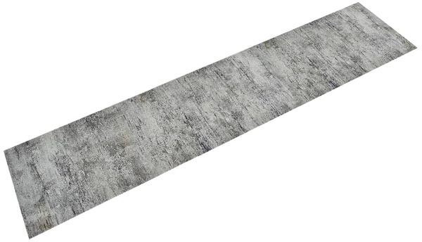 vidaXL Küchenteppich Waschbar Beton 60x300 cm Samt 136572