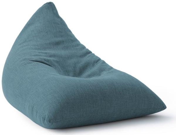 Lumaland 'Interior Line' Sitzsack, Dreieckig, Aqua, 150 x 100 x 100 cm, 370 l
