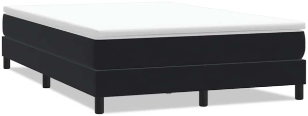 vidaXL Boxspringbett ohne Matratze Schwarz 160x220 cm Samt 3315881