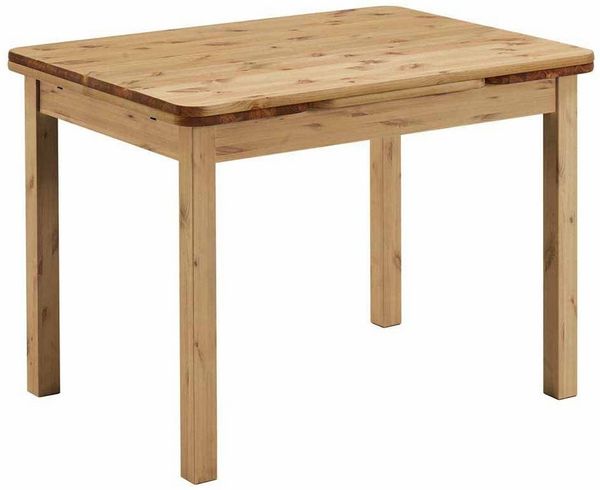 Pharao24 Esstisch Sherada, aus Massivholz, ausziehbar