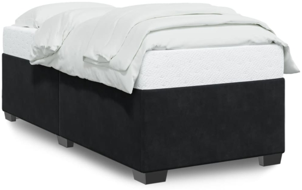 vidaXL Bettgestell Schwarz 80x200 cm Samt 3284597