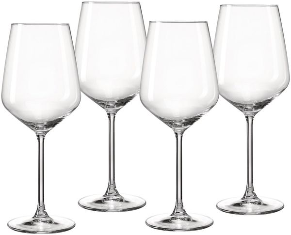 Ritzenhoff & Breker Weißweinglas Rumba, 4-tlg, Glas, 4er Set, je 370 ml
