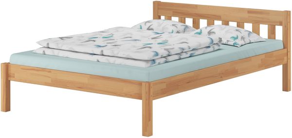 Erst-Holz Doppelbett Buchebett geölt Massivholz Jugendbett Futonbett 140x200