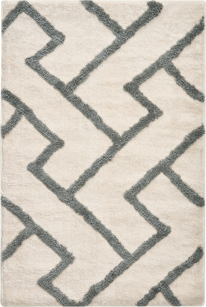Badematte GARHI Beige 60 x 90 cm Baumwolle