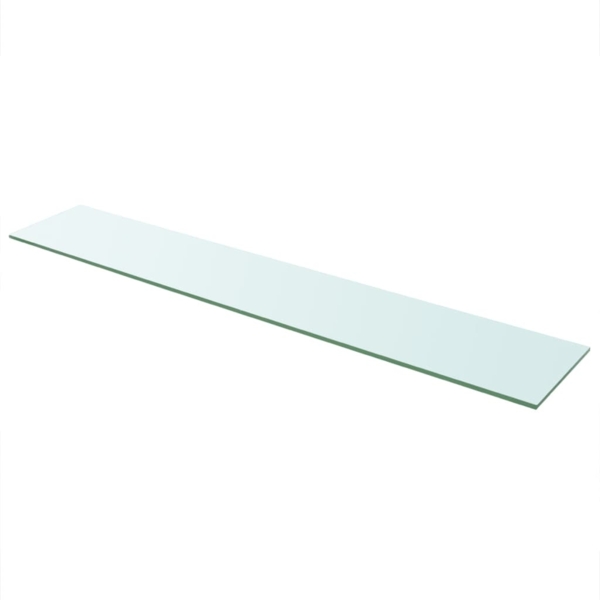 vidaXL Regalböden 2 Stk. Glas Transparent 110x20 cm 3051589