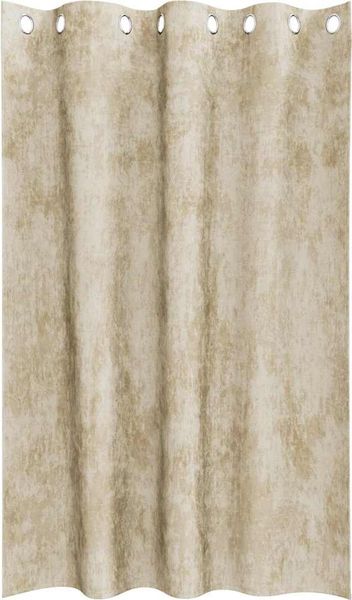 vidaXL Samtvorhänge mit Vorhängen 2 pcs Creme 175 x 140 cm Samt 4107664 Bild 4