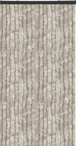 Flauschvorhang in Sondergröße - Türvorhang Breite: 160cm - Länge: 275cm, Hellgrau Bild 1