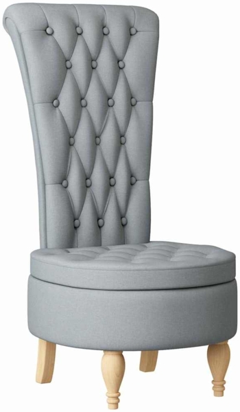 vidaXL Schlafsessel Hellgrau 56,5 x 70 x 110 cm Stoff 42020678 Bild 1