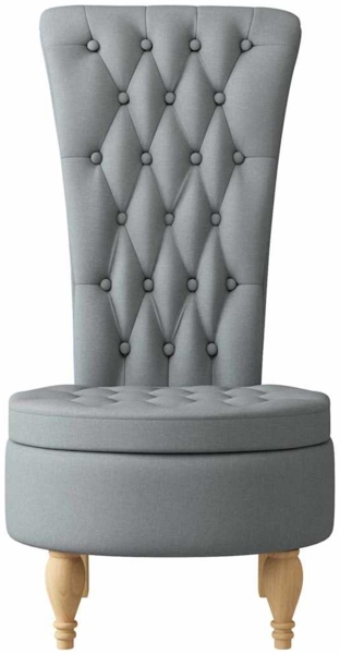 vidaXL Schlafsessel Hellgrau 56,5 x 70 x 110 cm Stoff 42020678 Bild 3