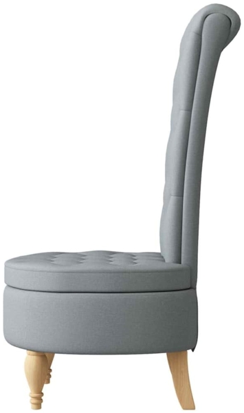 vidaXL Schlafsessel Hellgrau 56,5 x 70 x 110 cm Stoff 42020678 Bild 4