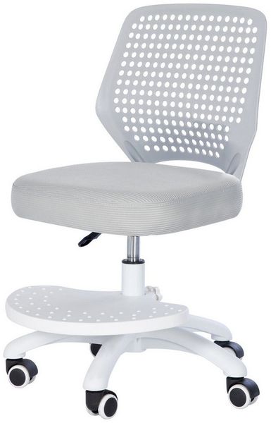 roba® Schreibtischstuhl Smart Grow Basic - Bürostuhl Kinder - Ergonomischer Drehstuhl (Stufenlos Höhenverstellbar), stabiles Gestell aus Metall - ab 3 Jahren - ideal für Schulkinder
