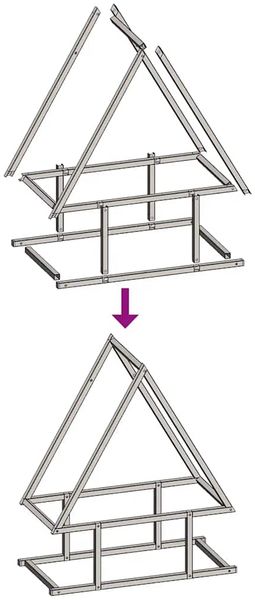 vidaXL Brennholzregal Anthrazit 50x25x60 cm Kaltgewalzter Stahl 864313 Bild 9