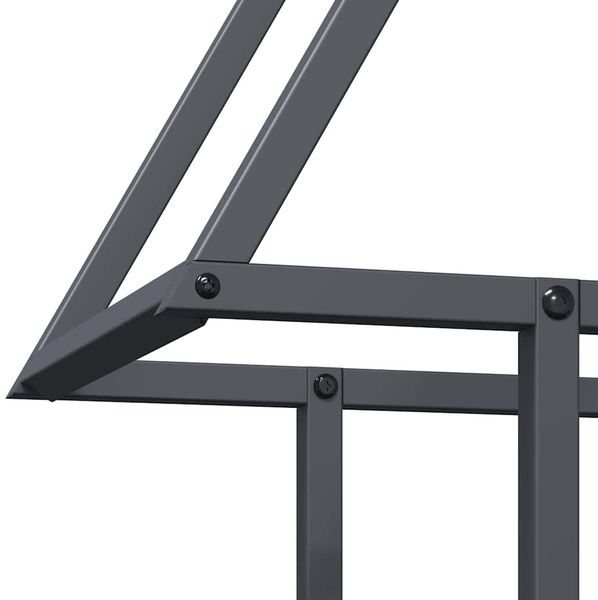 vidaXL Brennholzregal Anthrazit 50x25x60 cm Kaltgewalzter Stahl 864313 Bild 7