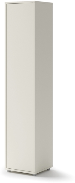 MEBLINI Schrank für Schrankbett Bed Concept - Hochschrank mit Regalen - BC-21 - Kaschmir