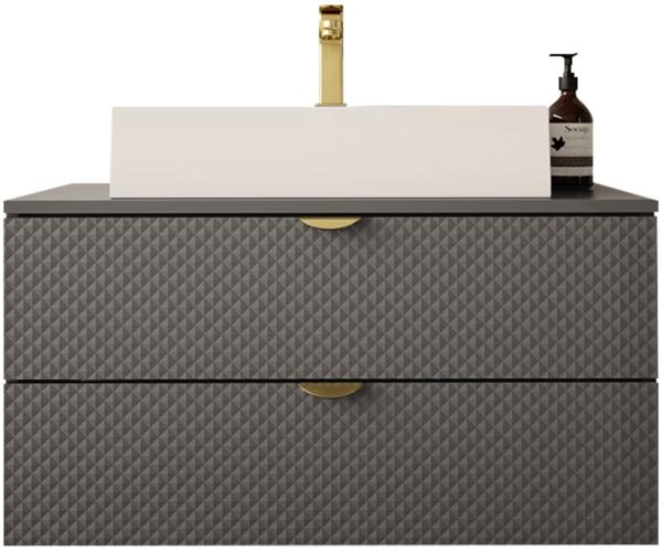 Waschbeckenschrank Agires 01 (Farbe: Grau)