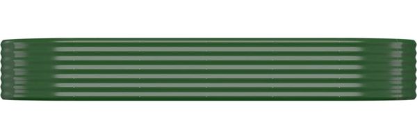 vidaXL Hochbeet Verzinkter Stahl 249x100x36 cm Grün 318993 Bild 3