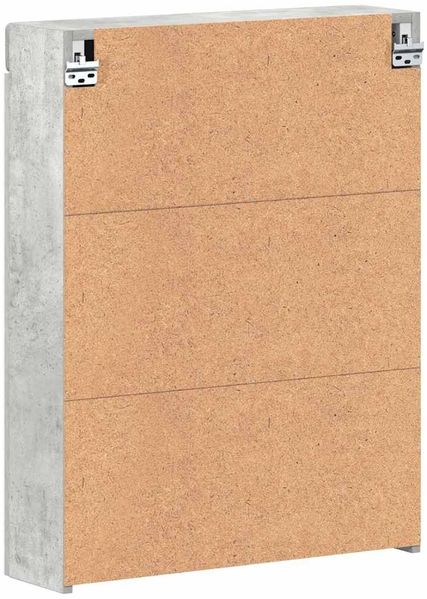 vidaXL Badezimmerspiegelschrank TULUM Beton Grau 60 x 16,5 x 78 cm 880364 Bild 8