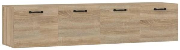 Wandschränke 2 Stk. Sonoma-Eiche 60 x 36,5 x 35 cm Holzwerkstoff