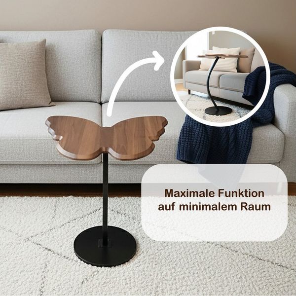 PEGSEN Beistelltisch Dekorativer Sofatisch - Couchtisch für Sofa & Bett Ablagetisch, hochwertige Materialien, vielseitig einsetzbar