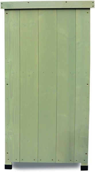HABAU Gartenschrank "Kompakt" aus Holz, Grau, 45 x 45 x 91 cm Bild 3