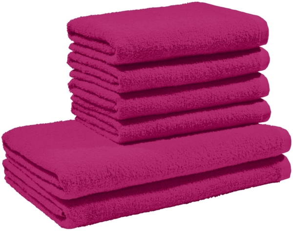 REDBEST Handtücher Frottier-Set "Oceanside" 6-teilig, Frottier, Walk-Frottier Uni