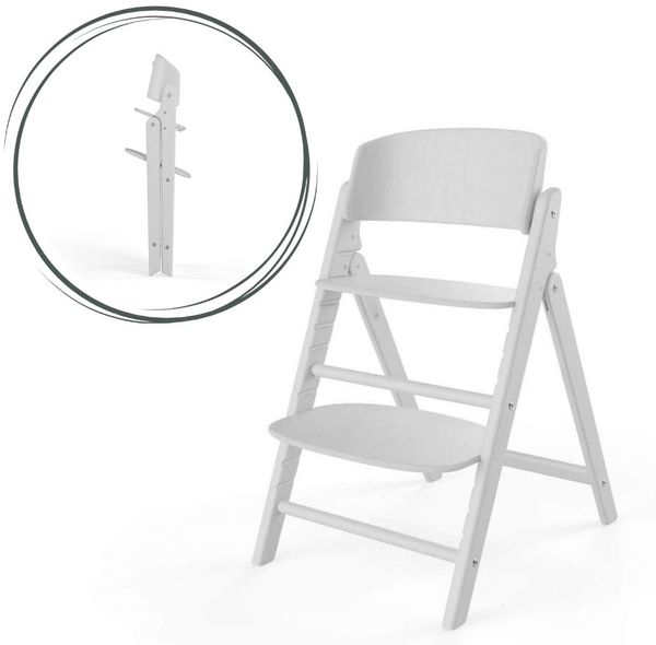 Cybex Click & Fold Hochstuhl All White Bild 2
