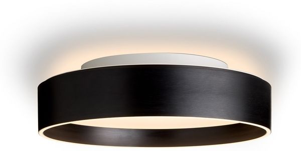 Halo Design 746392 Universal 3 Lite LED Deckenleuchte 2700K 42cm schwarz 3 Step Dim