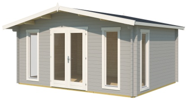Lasita Maja Gartenhaus Elgin 44 ISO Gartenhaus aus Holz Holzhaus mit 44 mm Wandstärke Blockbohlenhaus mit Montagematerial Bild 13