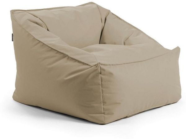 mokebo Sitzsack Der Sunnyboy (für drinnen & draußen), Made in Germany, Beanbag Outdoor, Sitzsack, Gartenliege in Khaki
