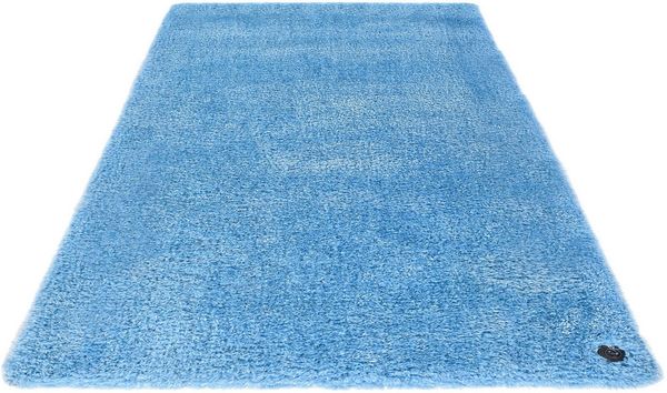 TOM TAILOR HOME Hochflor-Teppich Soft, rechteckig, Höhe: 35 mm, handgetuftet, Uni-Farben, super weich und flauschig