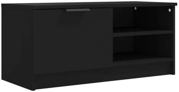 vidaXL TV-Schrank Schwarz 80x35x36,5 cm Holzwerkstoff 811468