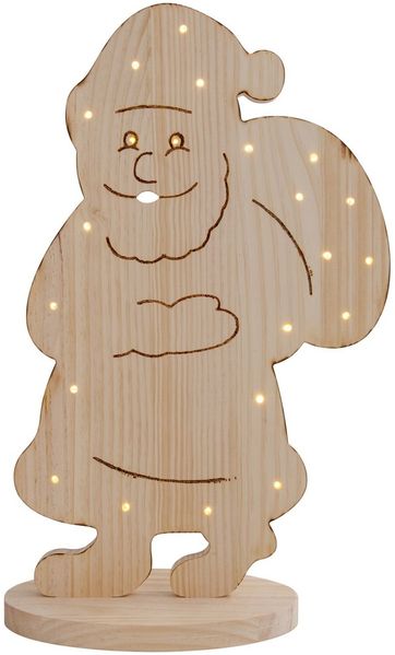 Weihnachtsbeleuchtung Draußen LED Weihnachtsdeko Außen Holz mit Timer 5307427
