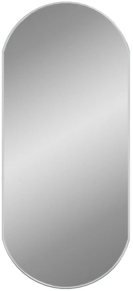 vidaXL Wandspiegel Silbern 90x40 cm Oval 348193