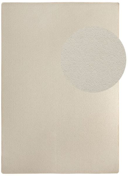 Designerteppich Modern Berber Wellington, Farbe: Creme, Größe: 80x160 cm