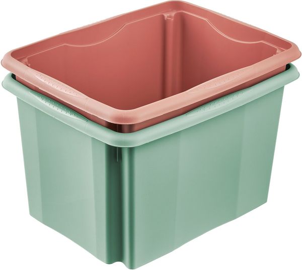 keeeper Aufbewahrungsbox Emil, 3er Set, 30 L, 44,5 x 34,5 x 27 cm (Set, 3 St), ineinander und aufeinander stapelbar Bild 4
