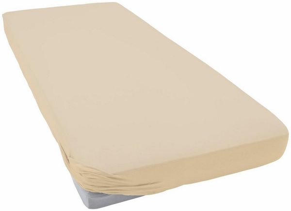 Estella Zwirnjersey Spannbetttuch für Boxspring Topper 180-200x200x7 cm natur (230)