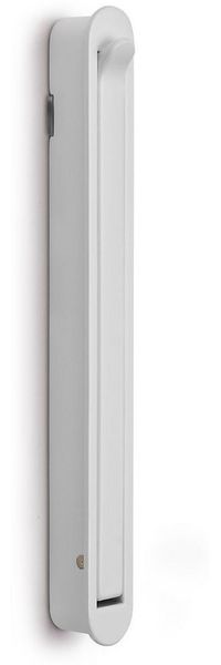 SO-TECH® Klapphaken für Garderoben ZILLY zum Einlassen Lochabstände 96 - 128 mm, (1-St), 140 x 16 mm, Lochabstand 128 mm, weiß