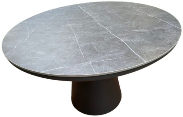 Lesli Living Rundtisch Daxx 120 cm Tischplatte Sintered Stone
