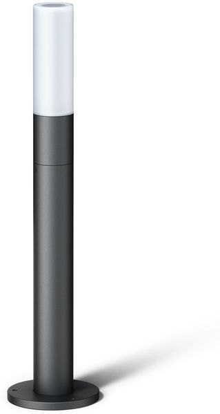 LED-Wegeleuchte GL 65 anthrazit, Aluminium, Opalglas, 8,5 W, Garten-Pollerleuchte warmweiß