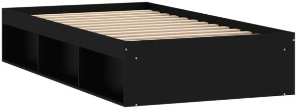 vidaXL Bettgestell Schwarz 90x190 cm 3203839 Bild 10