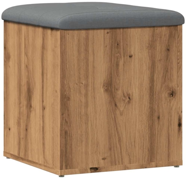 vidaXL Sitzbank mit Stauraum Artisan-Eiche 42x42x45 cm Holzwerkstoff 857614