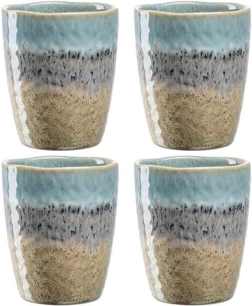 LEONARDO Becher MATERA, 4-tlg, Keramik, 300 ml, 4-teilig
