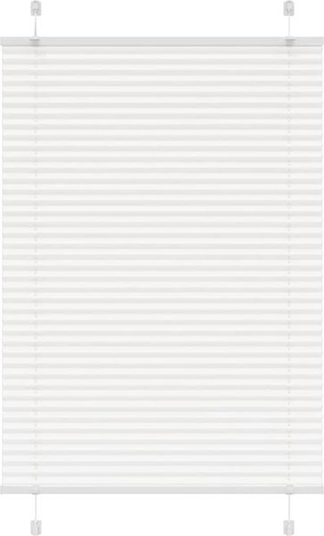 vidaXL Plissee Weiß 100x150 cm Stoffbreite 99,4 cm Polyester 4015500