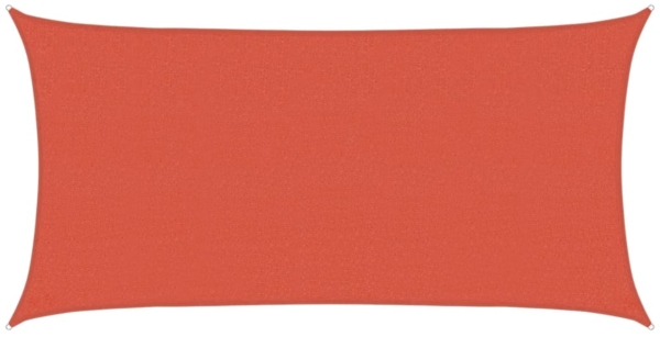 vidaXL Sonnensegel 160 g/m² Terrakottarot 2,5x4,5 m HDPE 311345