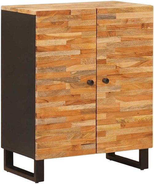 vidaXL Sideboard 3 pcs Braun 60 x 33 x 75 cm Massivholz Mango 3310101 Bild 3