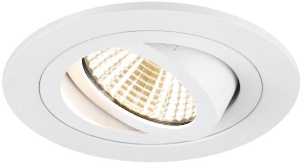 SLV 1007403 NEW TRIA® 75 Deckeneinbauleuchte 3000K 38° rund weiß