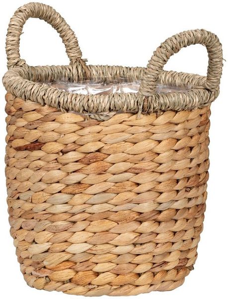 Scheurich Blumentopf Ø 26 cm Wasserhyazinte natur mit zwei Griffen