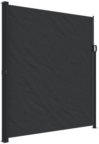 vidaXL Seitenmarkise Ausziehbar Schwarz 220x500 cm 4004474 Bild 2