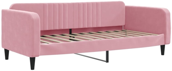 vidaXL Tagesbett Rosa 90x200 cm Samt 354089