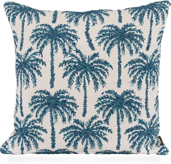 H.O.C.K. Dekokissen Vamosa Palms, Outdoorkissen inkl. Füllung, 45x45cm, Dekokissen, Palmen, schwarz